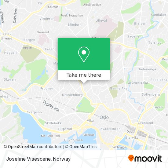 Josefine Visescene map