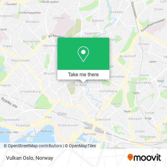 Vulkan Oslo map