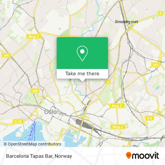 Barcelona Tapas Bar map