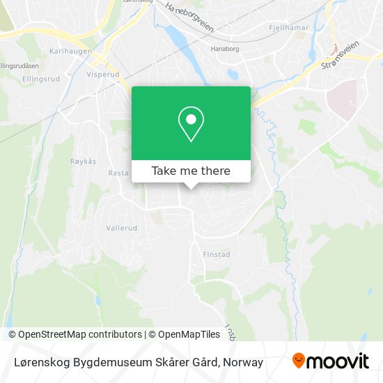 Lørenskog Bygdemuseum Skårer Gård map