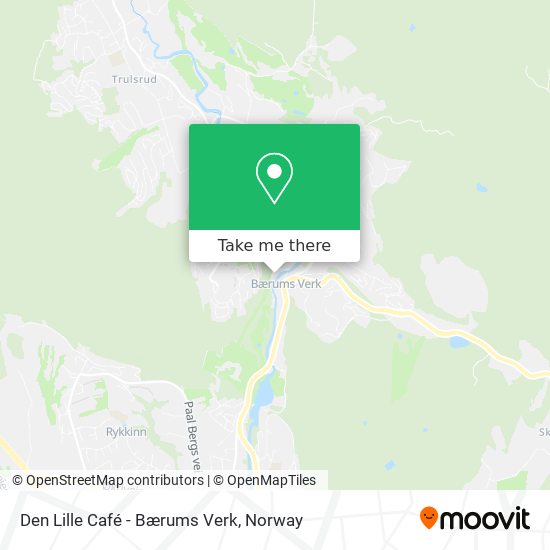 Den Lille Café - Bærums Verk map