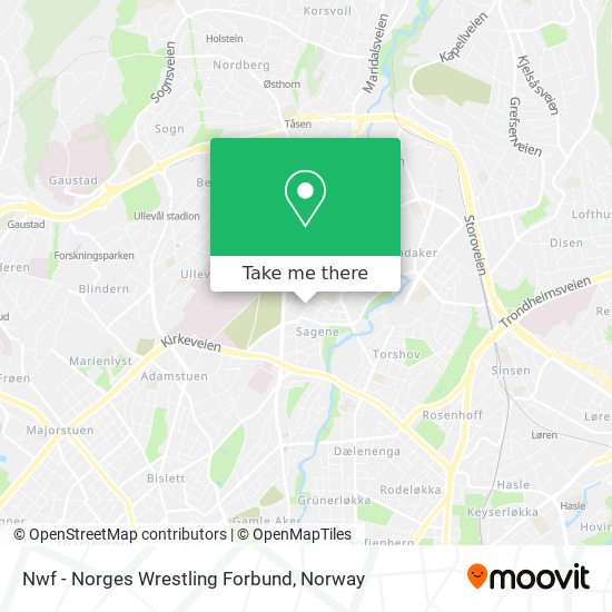 Nwf - Norges Wrestling Forbund map