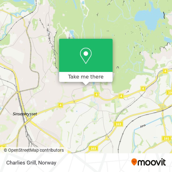 Charlies Grill map