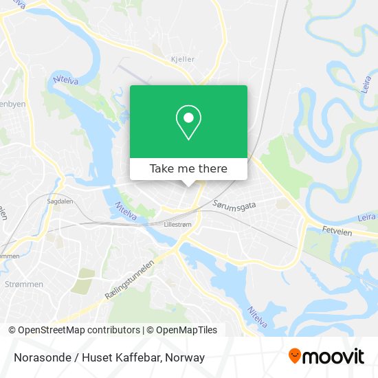 Norasonde / Huset Kaffebar map