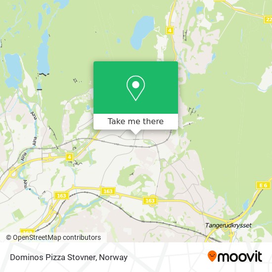 Dominos Pizza Stovner map