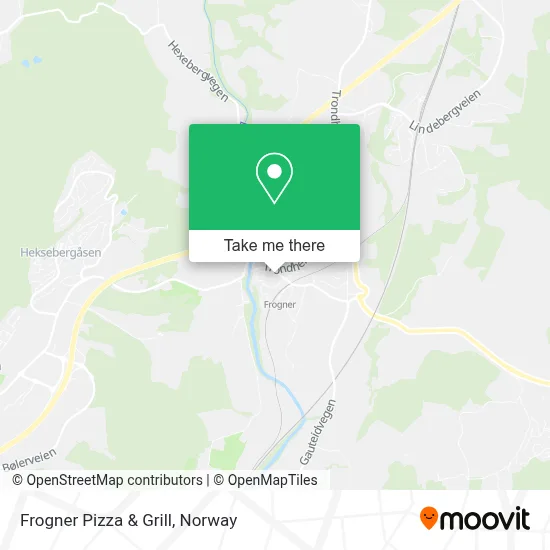 Frogner Pizza & Grill map