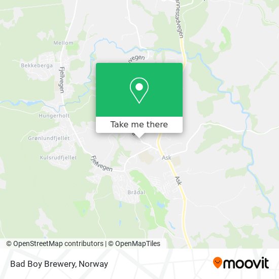 Bad Boy Brewery map