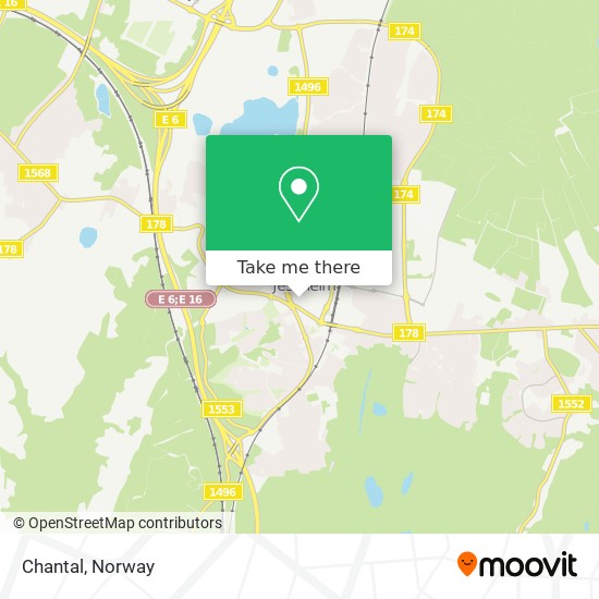 Chantal map