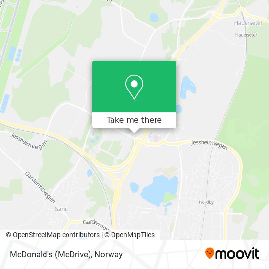 McDonald's (McDrive) map