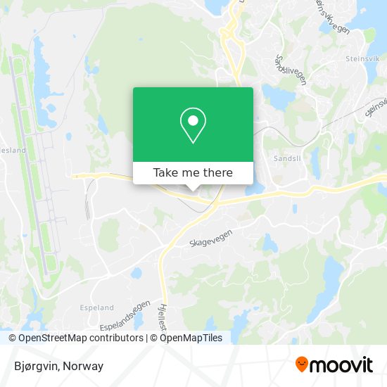 Bjørgvin map