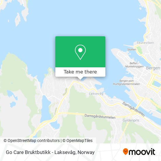 Go Care Bruktbutikk - Laksevåg map