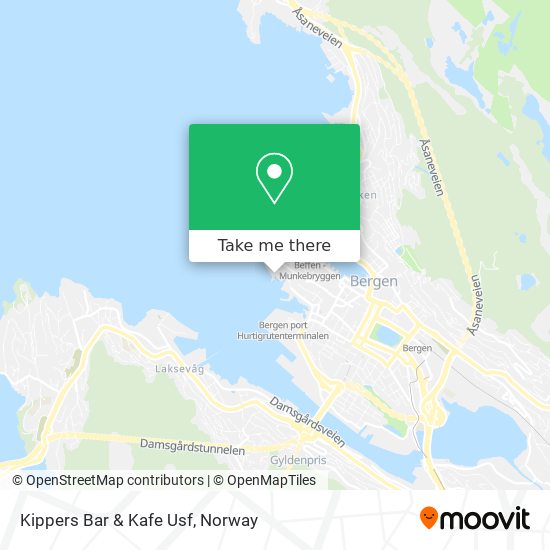 Kippers Bar & Kafe Usf map