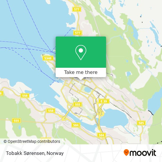 Tobakk Sørensen map