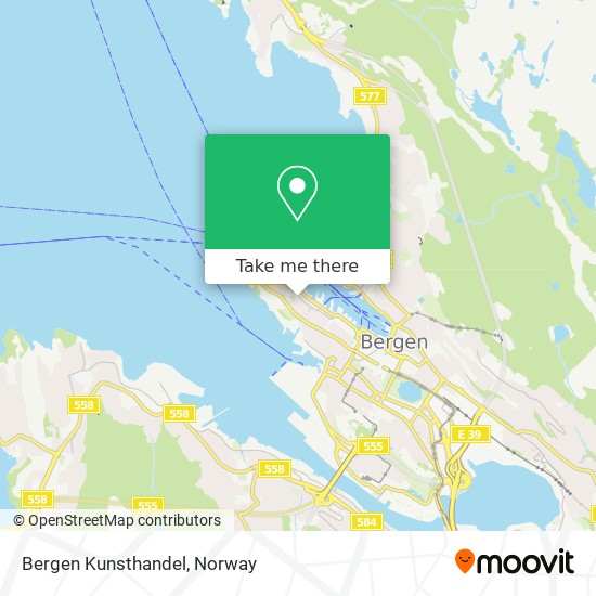 Bergen Kunsthandel map