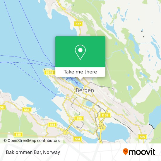 Baklommen Bar map