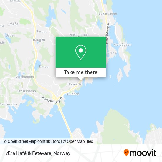 Æra Kafé & Fetevare map
