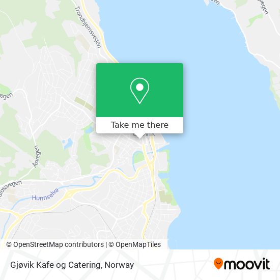 Gjøvik Kafe og Catering map