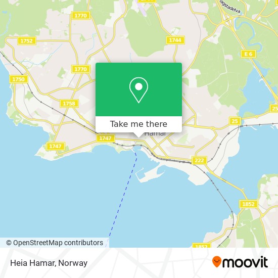 Heia Hamar map