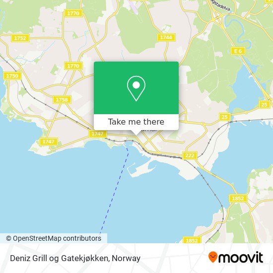 Deniz Grill og Gatekjøkken map