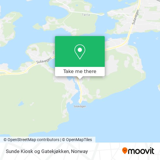 Sunde Kiosk og Gatekjøkken map