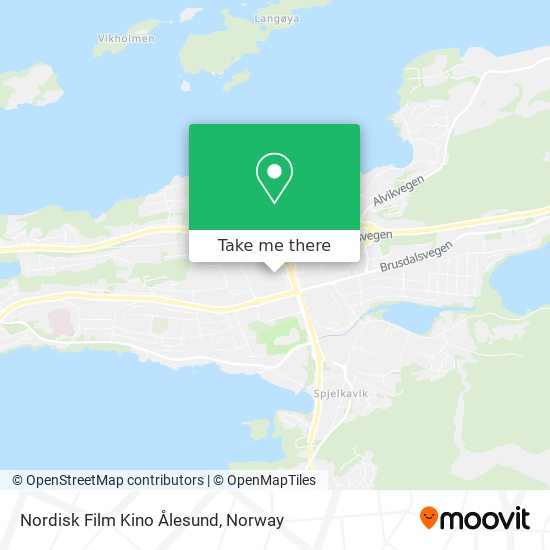 Nordisk Film Kino Ålesund map