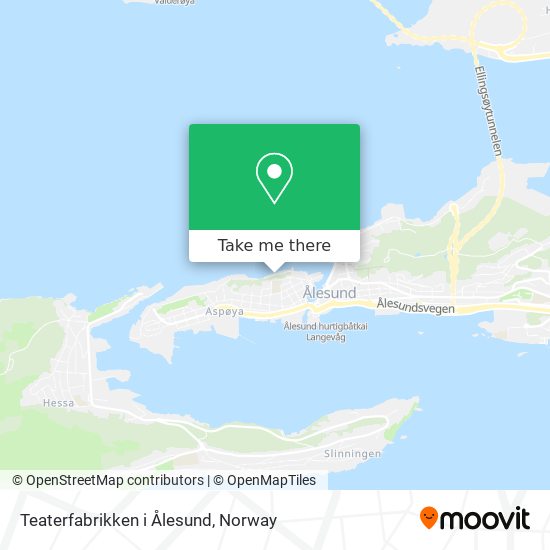 Teaterfabrikken i Ålesund map