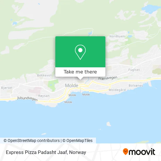 Express Pizza Padasht Jaaf map