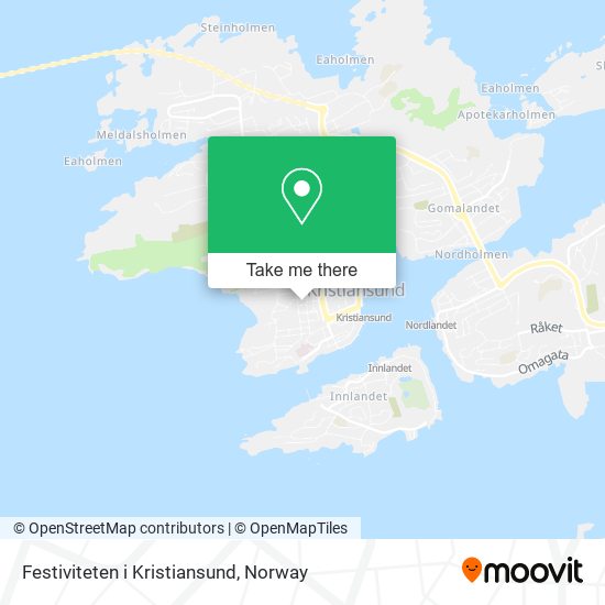Festiviteten i Kristiansund map