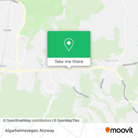 Algarheimsvegen map