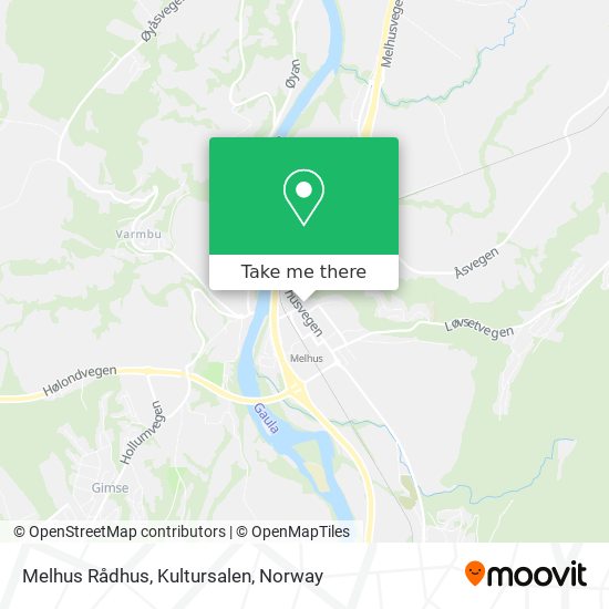 Melhus Rådhus, Kultursalen map