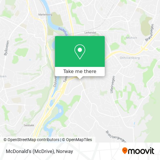 McDonald's (McDrive) map