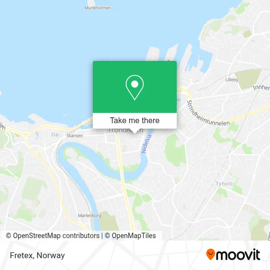 Fretex map