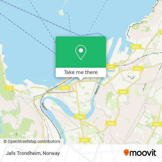 Jafs Trondheim map