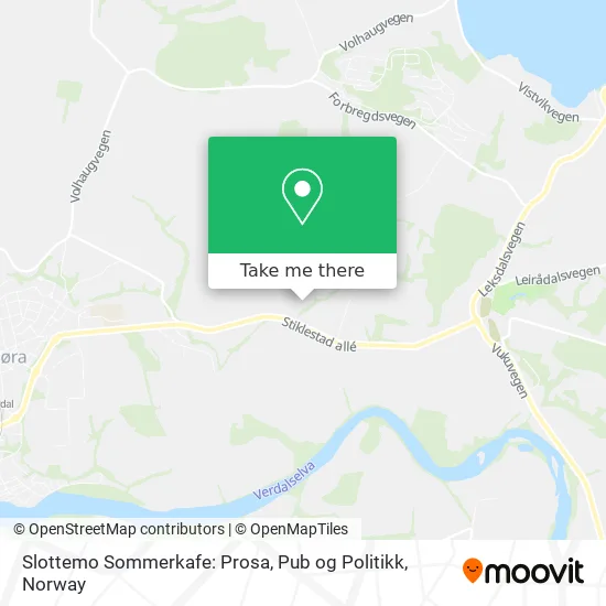 Slottemo Sommerkafe: Prosa, Pub og Politikk map
