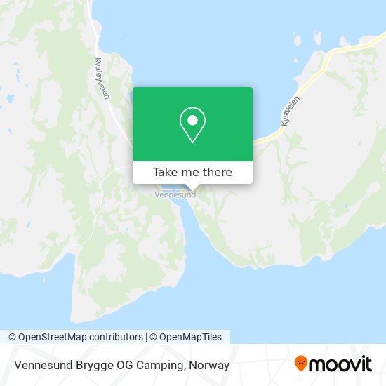 Vennesund Brygge OG Camping map