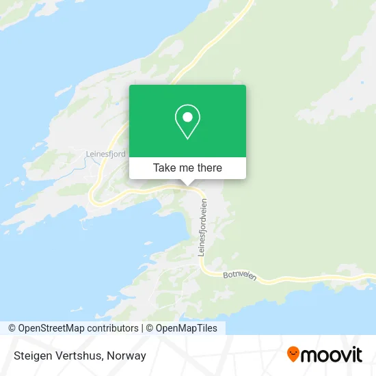 Steigen Vertshus map