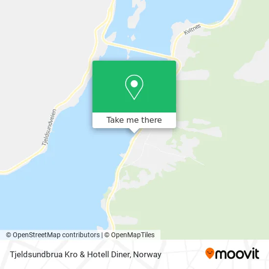Tjeldsundbrua Kro & Hotell Diner map