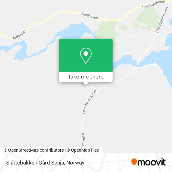 Slåttebakken Gård Senja map