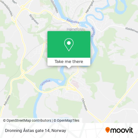 Dronning Åstas gate 14 map