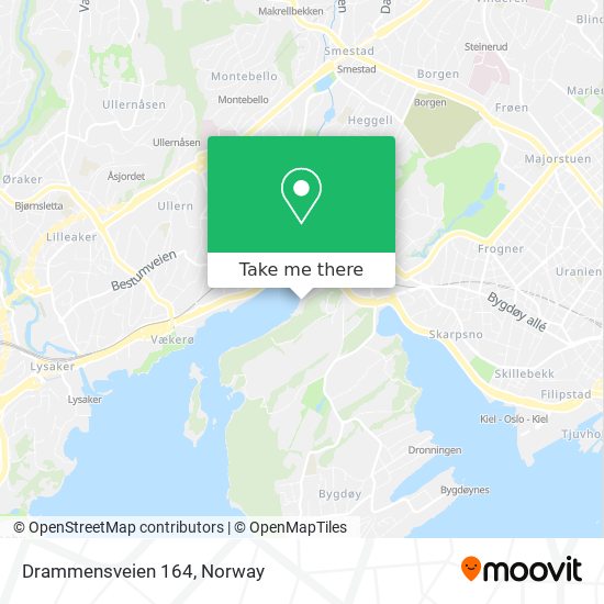 Drammensveien 164 map