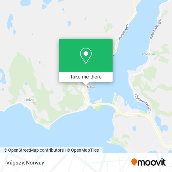 Vågsøy map