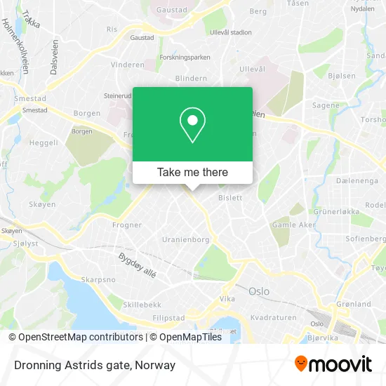 Dronning Astrids gate map