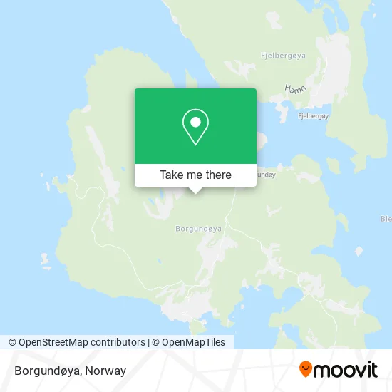 Borgundøya map
