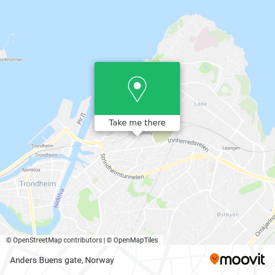 Anders Buens gate map
