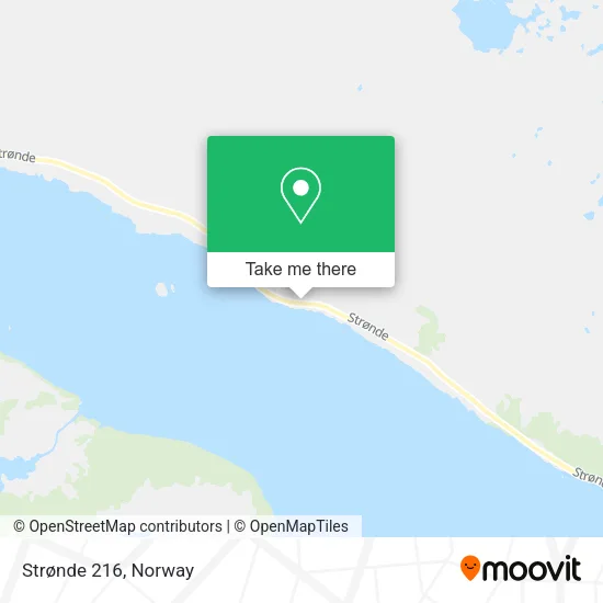 Strønde 216 map