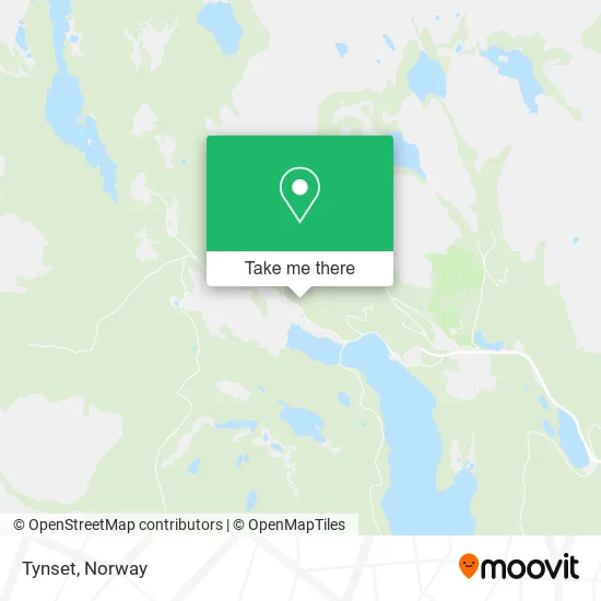 Tynset map