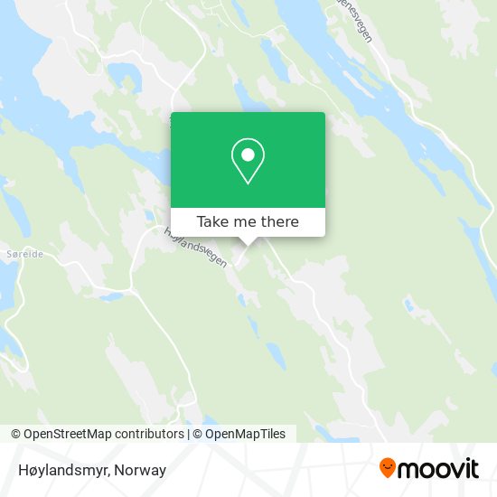 Høylandsmyr map