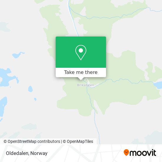 Oldedalen map