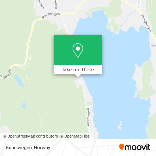 Bunesvegen map