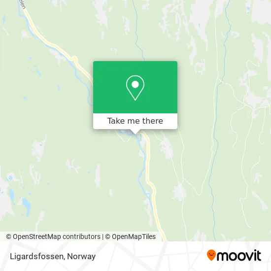 Ligardsfossen map